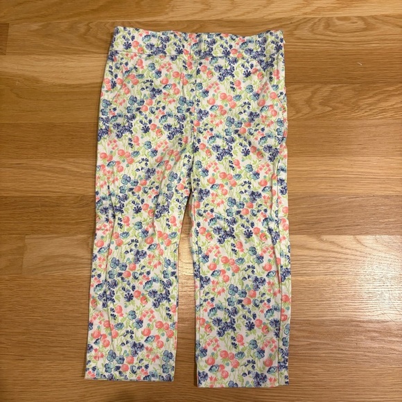 Janie & Jack Easter Party Pants Size 4T Floral - Picture 2 of 7